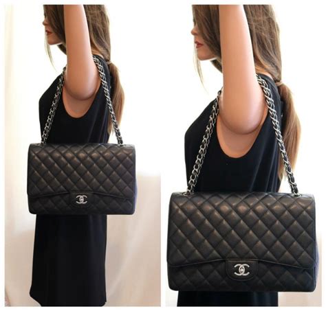 chanel classic maxi jumbo caviar flap bag